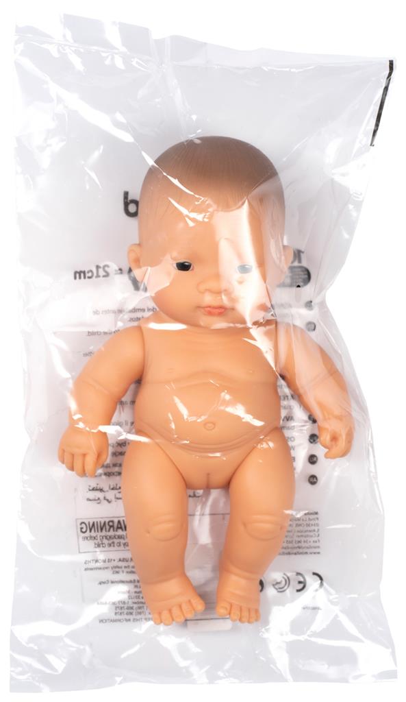 Babypop Aziatisch Meisje 21cm, Miniland
