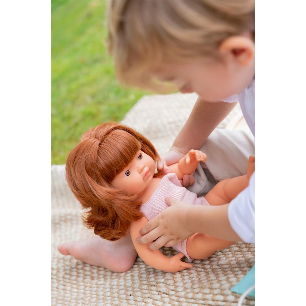 Pop Europees Meisje Roodharig 38cm, Miniland