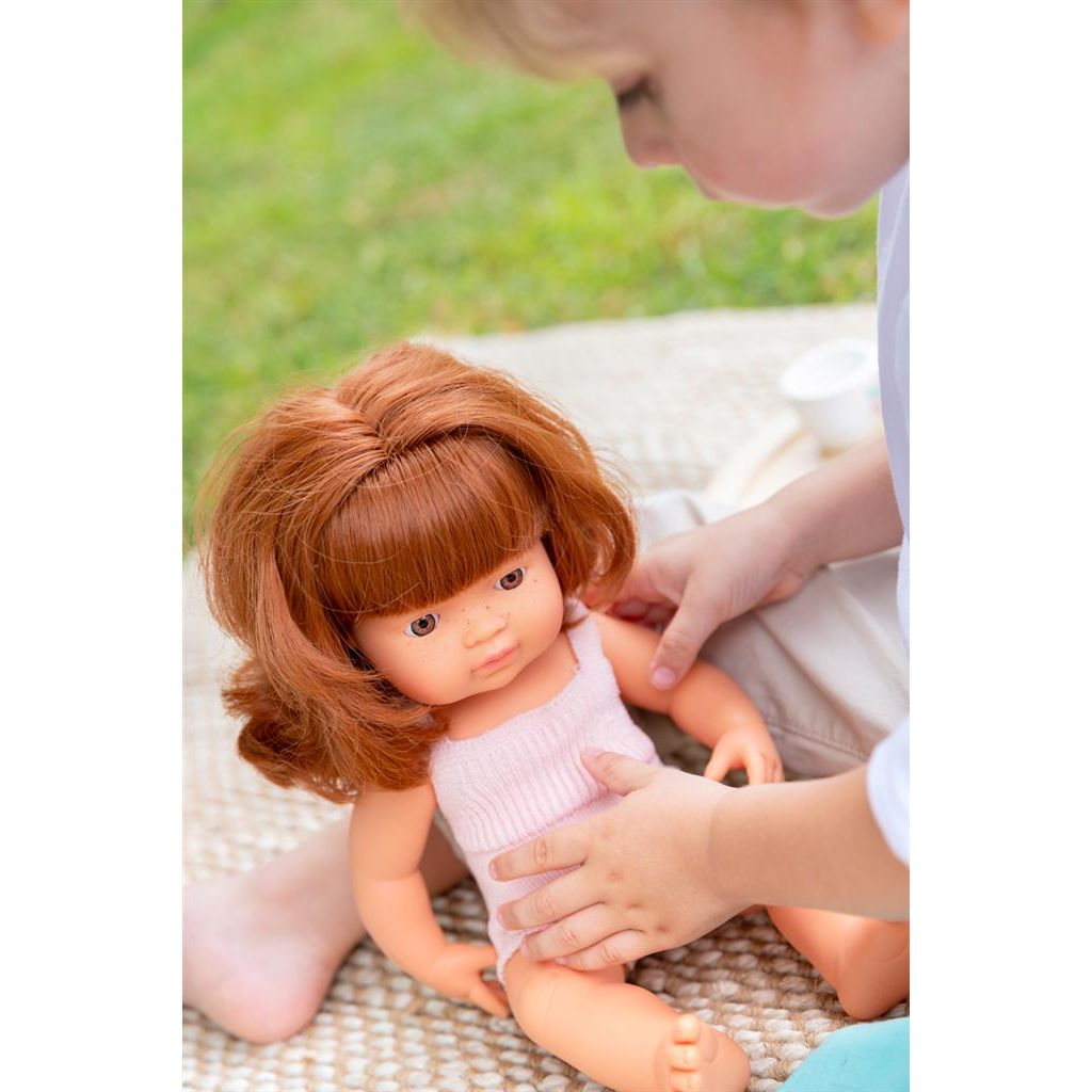 Pop Europees Meisje Roodharig 38cm, Miniland