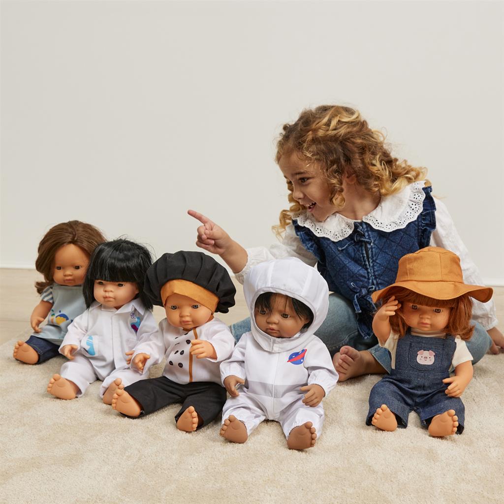 Kledij Set Beroepen - Wetenschapper 38cm, Miniland