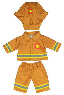 Kledij Set Beroepen - Brandweerman 38cm, Miniland