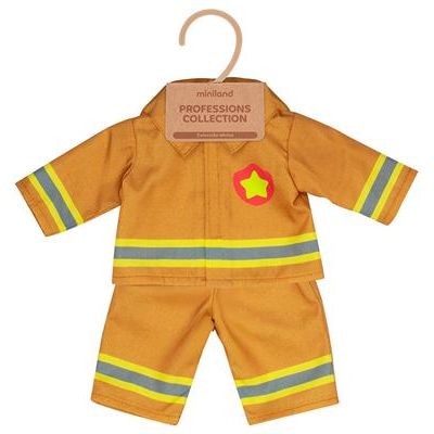 Kledij Set Beroepen - Brandweerman 38cm, Miniland