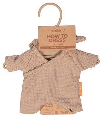 Pyjama Met Muts 21cm, Miniland