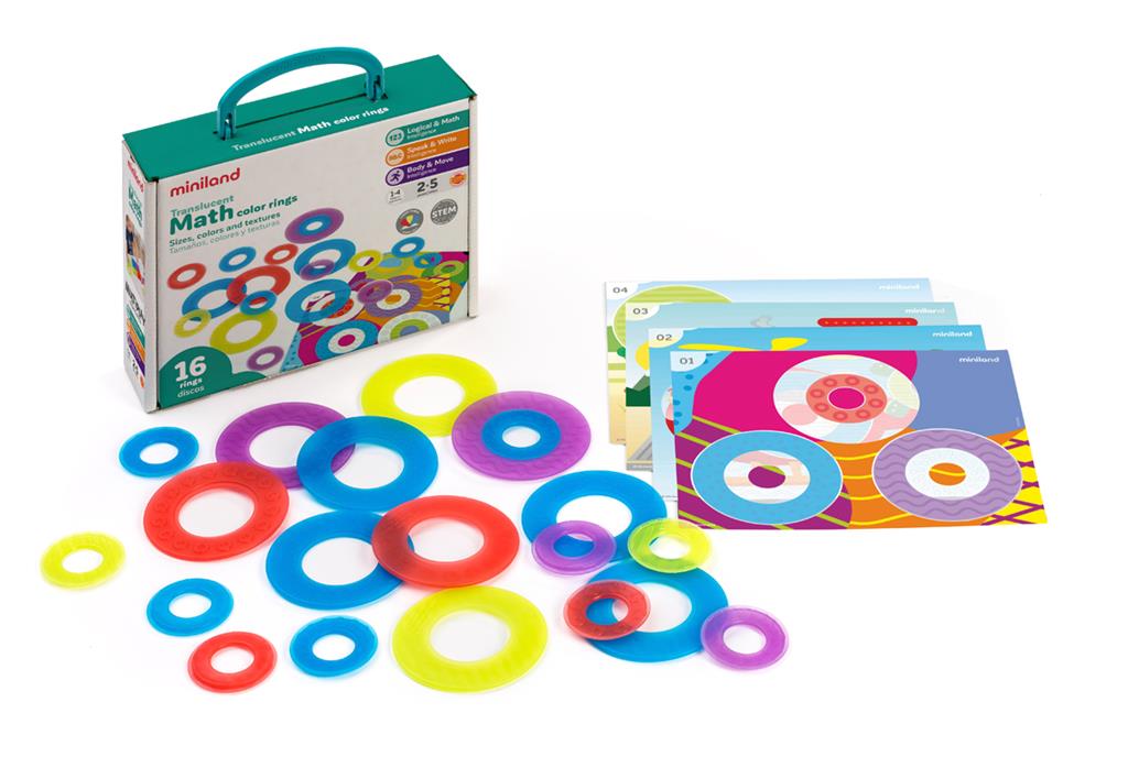Lightpad - Math Color Rings, Miniland