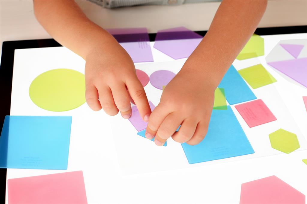 Lightpad - Geometrievormen, Miniland