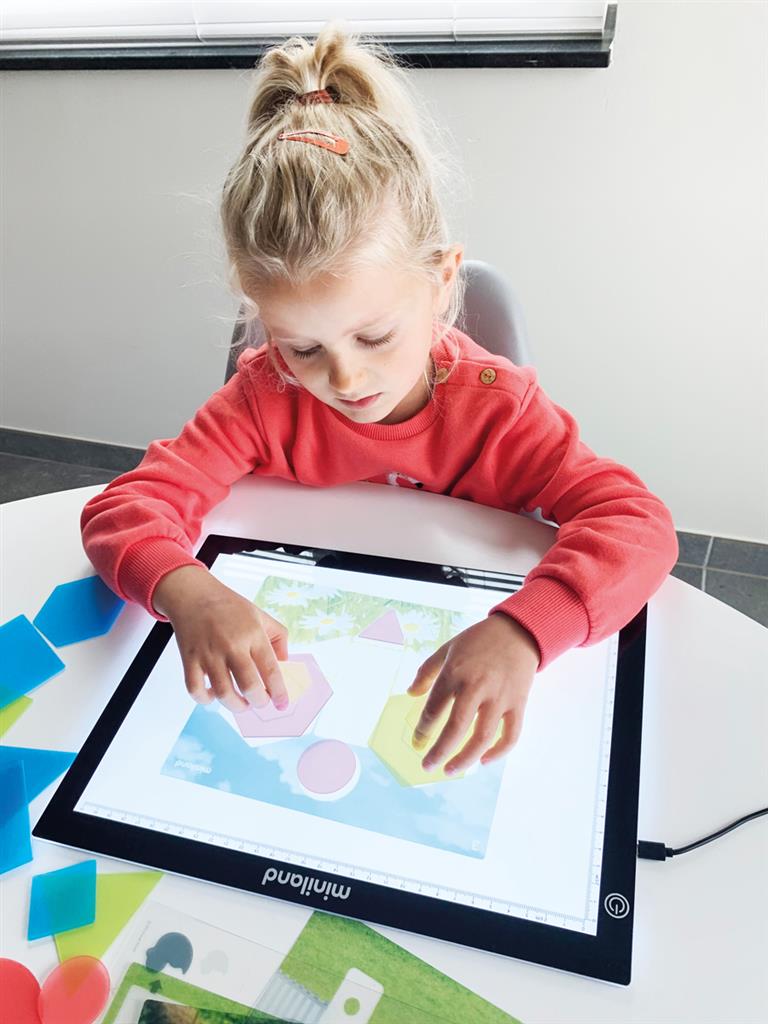 Lightpad - Geometrievormen, Miniland