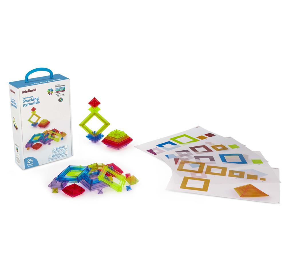 Lightpad - Stapelpiramides, Miniland