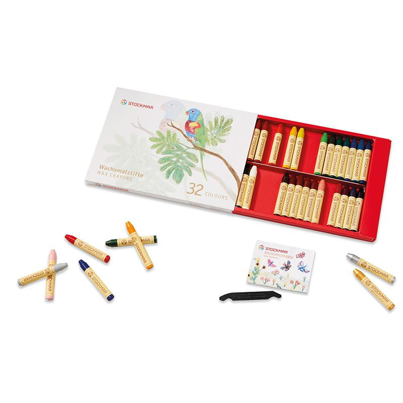 Bijenwasstiftjes 32 kleuren, Stockmar