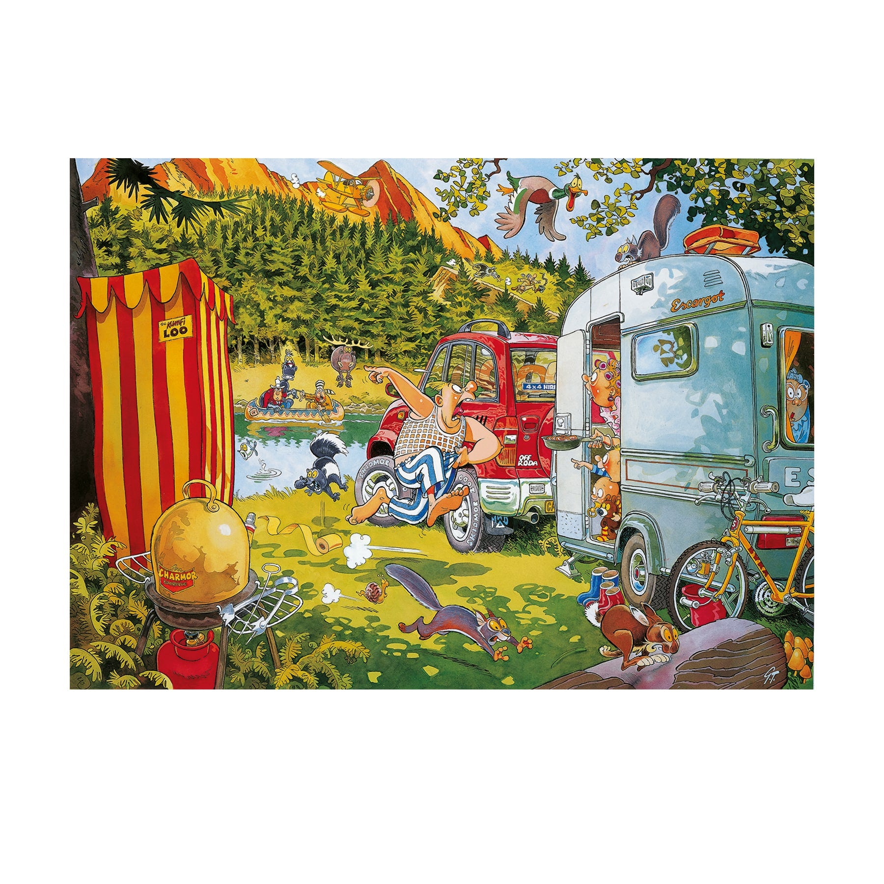 Wasgij Retro Original 7 - Bereleuk hier! (1000), Jumbo