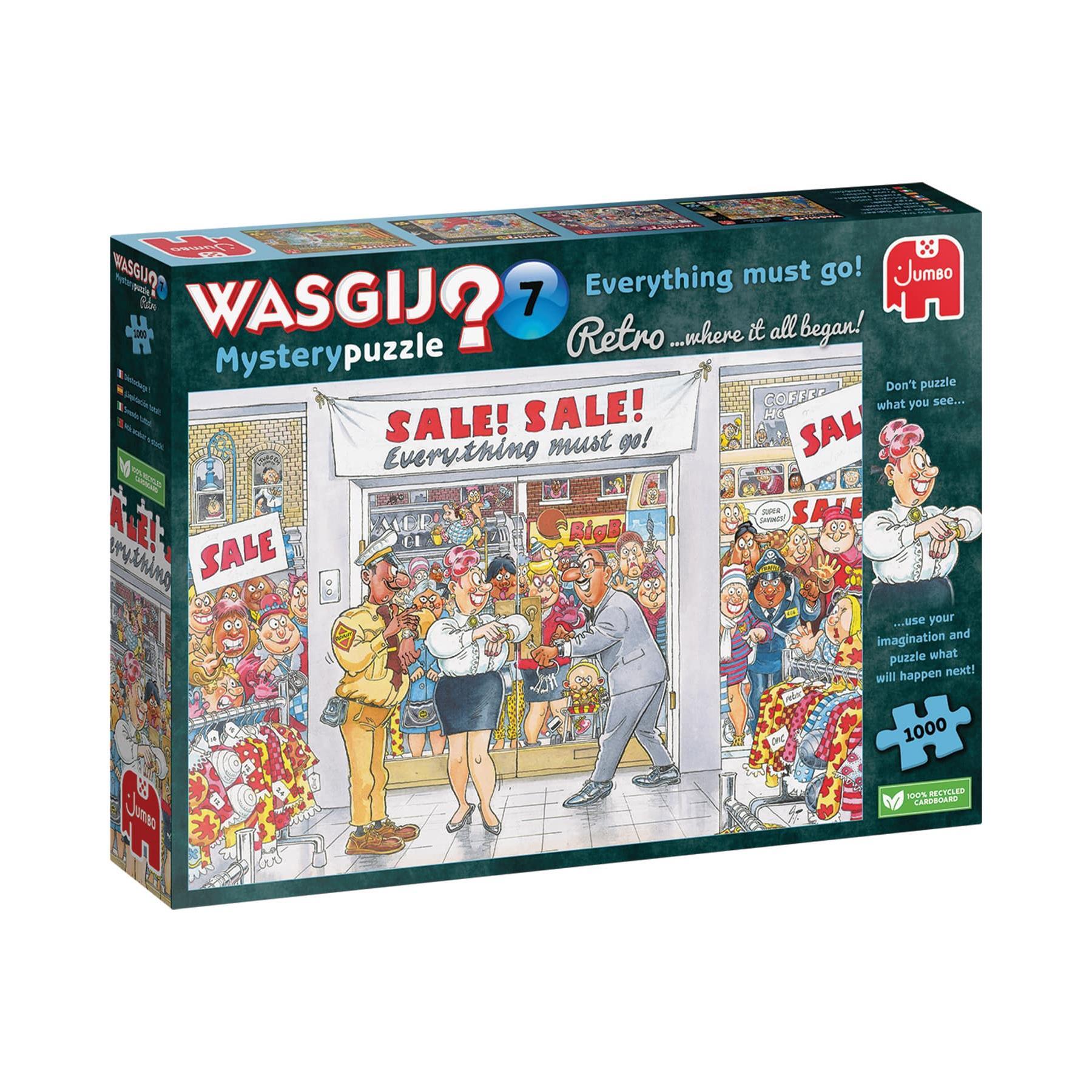 Wasgij Retro Mystery 7 - Uitverkoop (1000), Jumbo