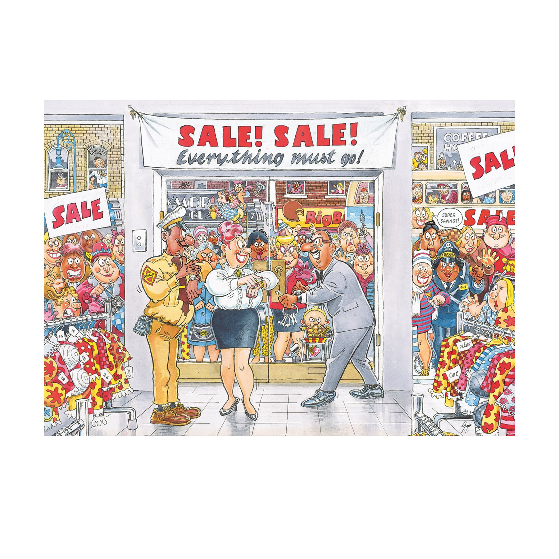 Wasgij Retro Mystery 7 - Uitverkoop (1000), Jumbo