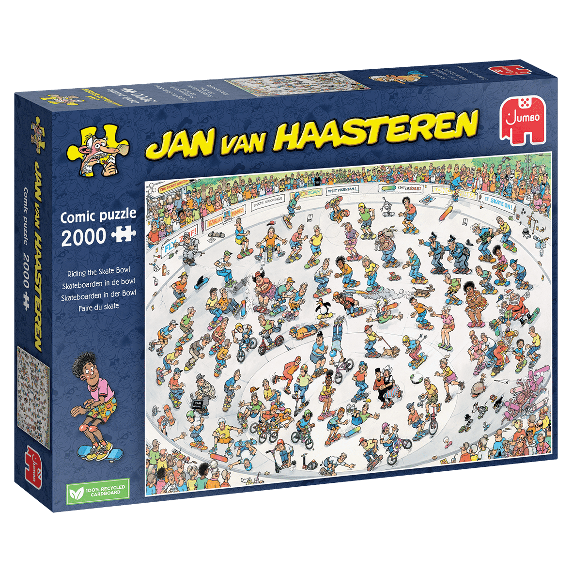 Skateboarden in de Bowl - Jan van Haasteren (2000), Jumbo