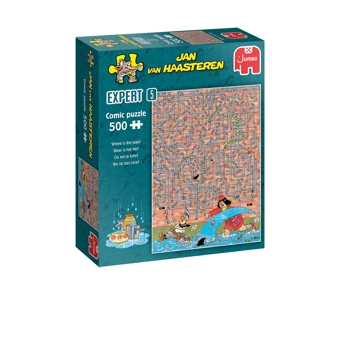 Where is the leak? - Jan van Haasteren Expert (500), Jumbo