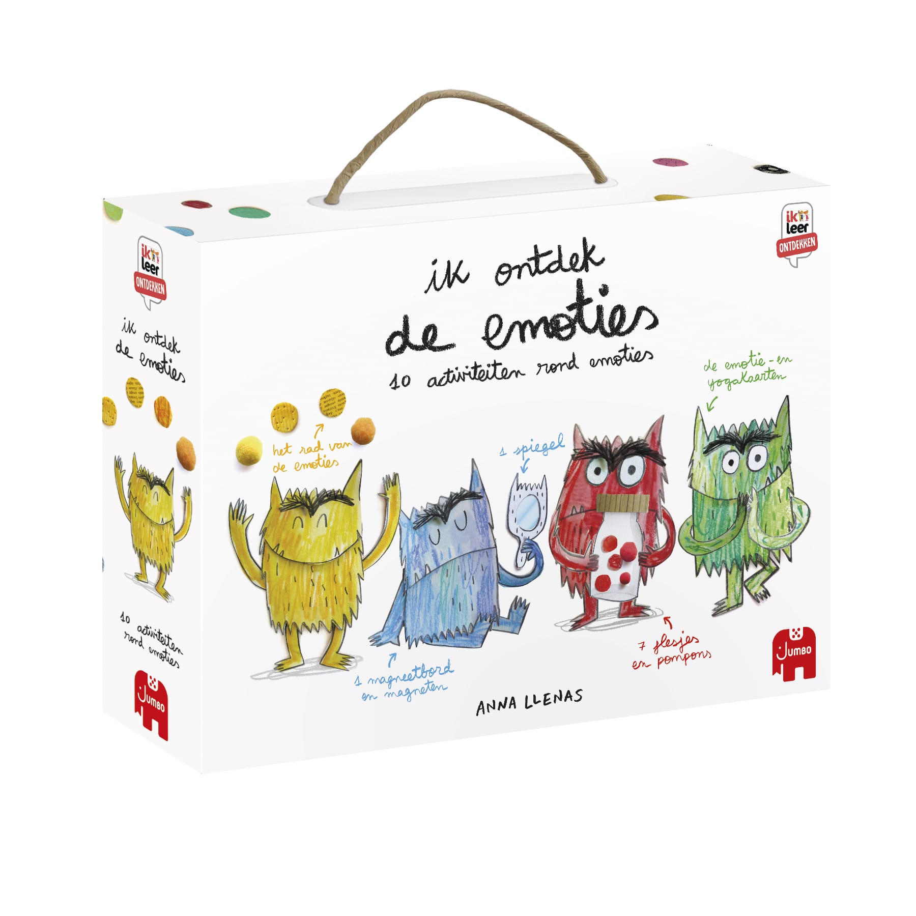 Ik Leer Ontdekken Color Monster Emoties, Jumbo