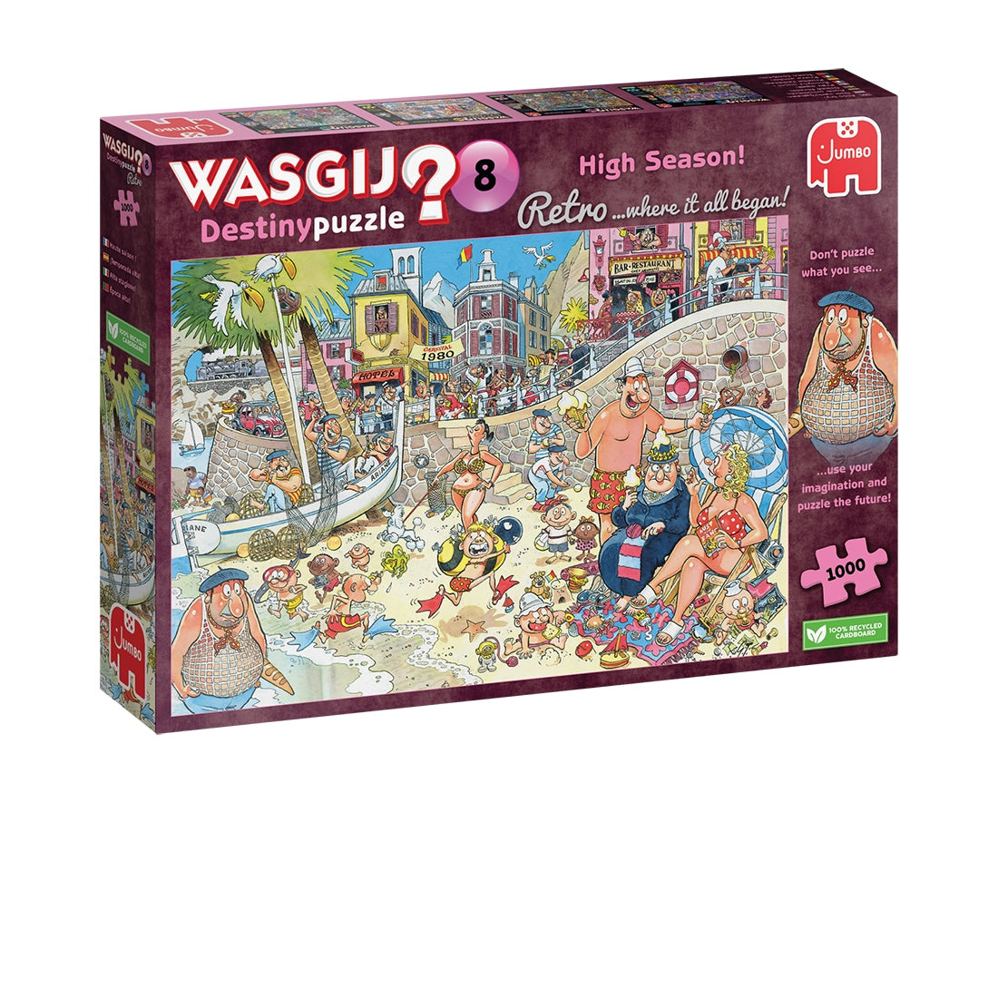 Wasgij Retro Destiny 8 - Hoogseizoen! (1000), Jumbo