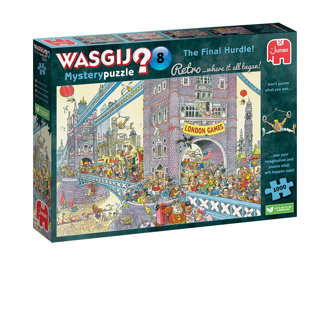 Wasgij Retro Mystery 8 - De Laatste Horde! (1000), Jumbo