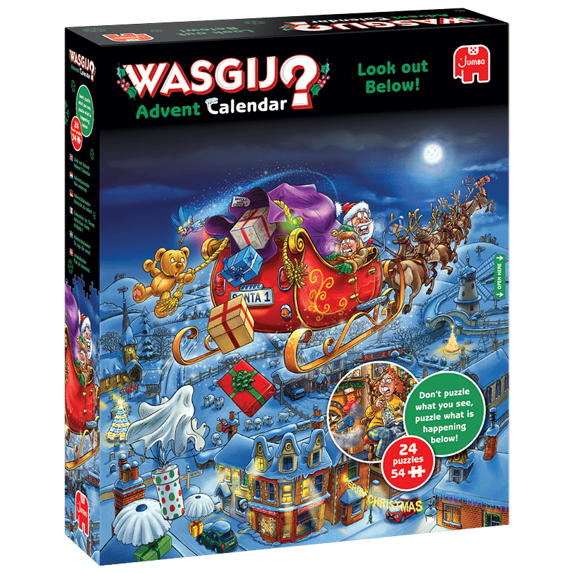 Wasgij Adventskalender - Van Onderen!, Jumbo