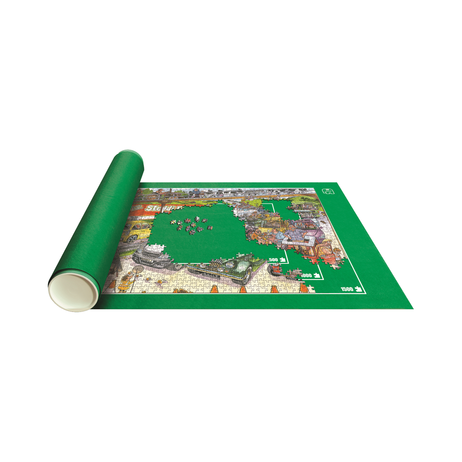 Puzzle Mates - Puzzle & Roll 500-1500, Jumbo