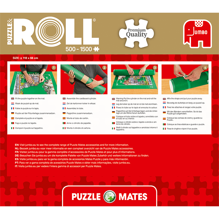 Puzzle Mates - Puzzle & Roll 500-1500, Jumbo