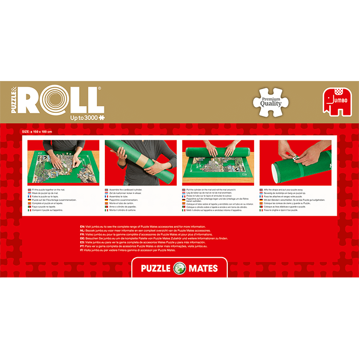 Puzzle Mates - Puzzle & Roll 1500-3000, Jumbo