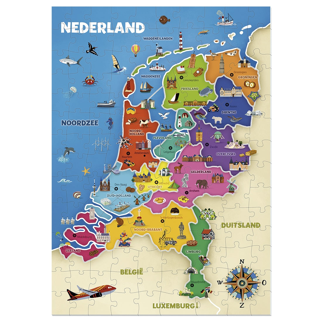Ik Leer Kaart van Nederland, Jumbo