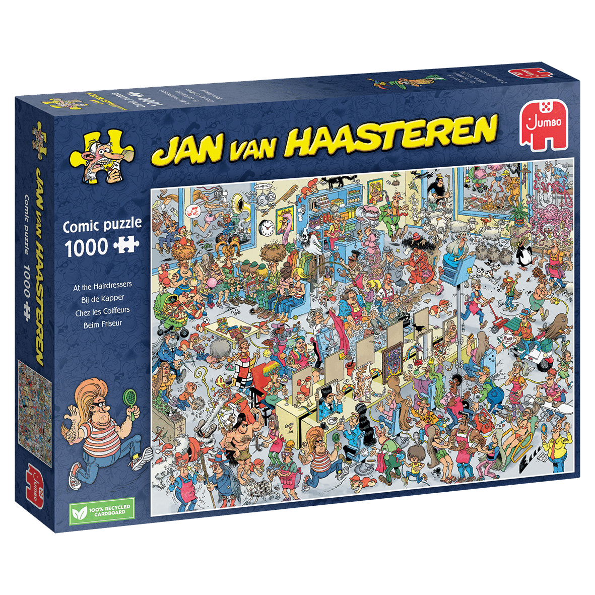 Bij de kapper - Jan van Haasteren (1000), Jumbo