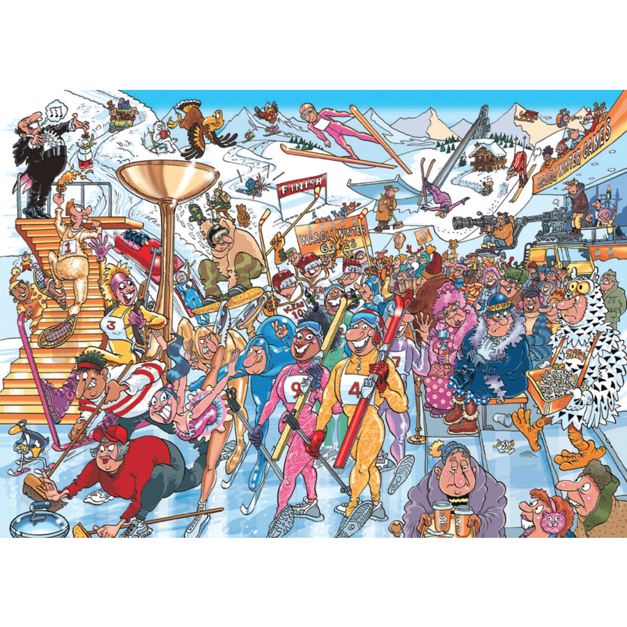 Wasgij Mystery 22 - Winterspelen!(1000), Jumbo