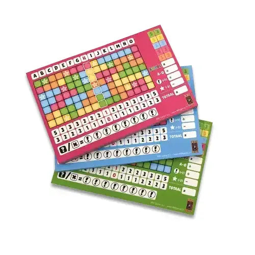 Scoreblokken Keer op Keer (3 stuks) Level 5, 6 en 7, 999 Games