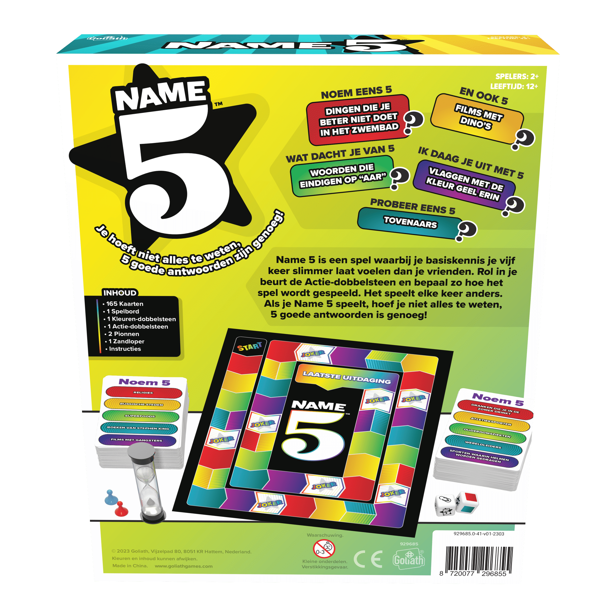 Name 5 Boardgame (Refresh), Goliath