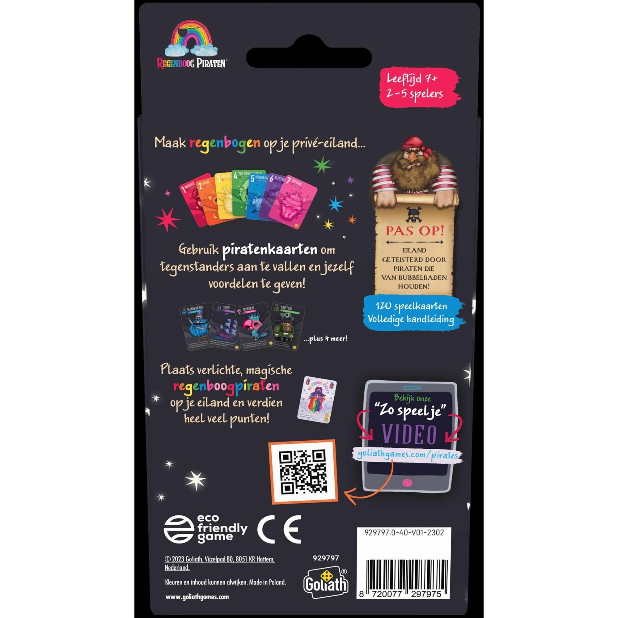 Regenboog Piraten Pocketspel, Goliath