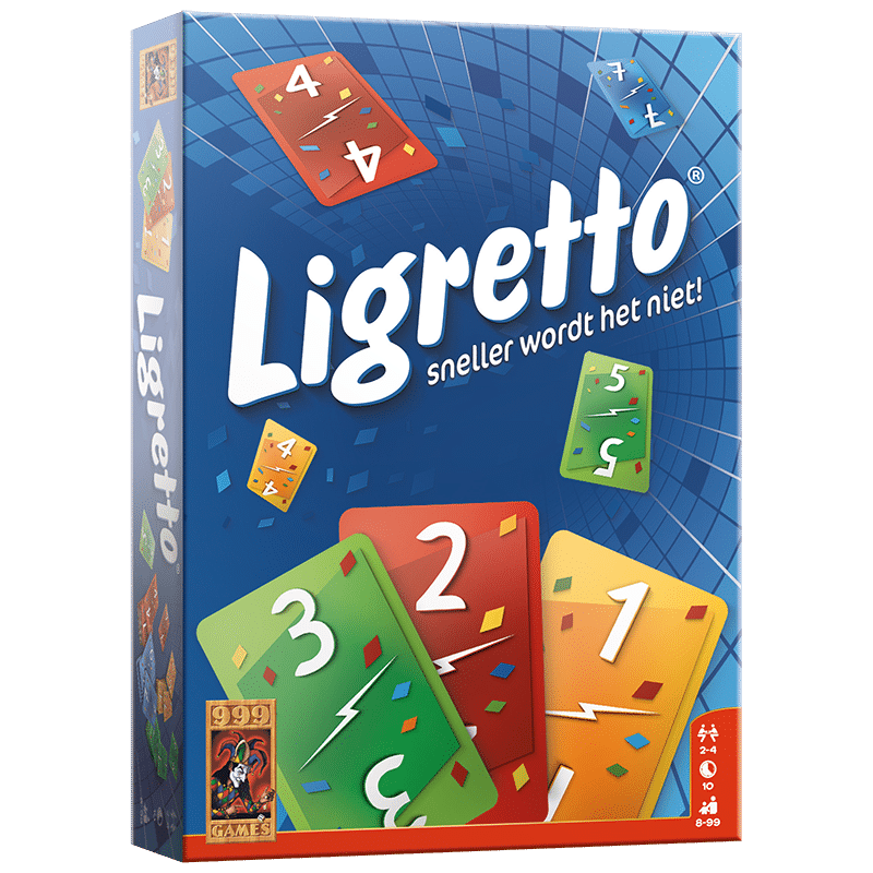 Ligretto Blauw, 999 Games