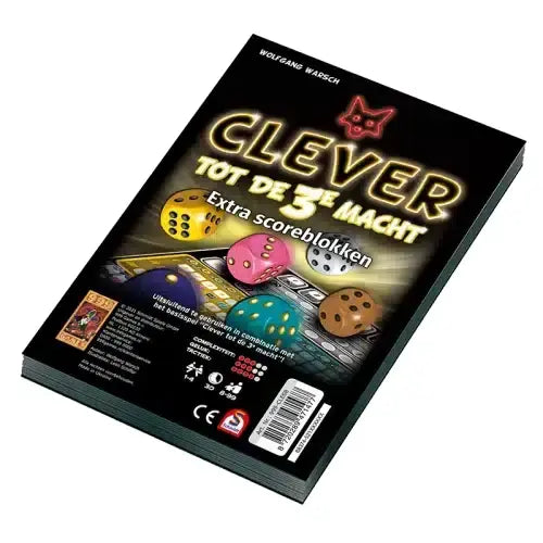 Scoreblokken Clever tot de 3e macht (2 stuks), 999 Games