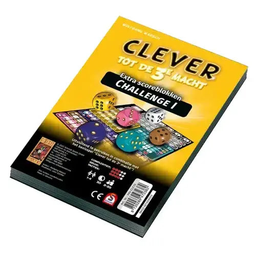 Scoreblokken Clever tot de 3e macht Challenge (2 stuks), 999 Games