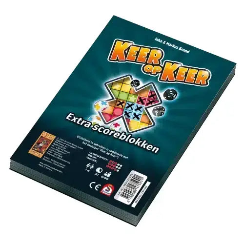 Scoreblokken Keer op Keer (2 stuks) Level 1, 999 Games