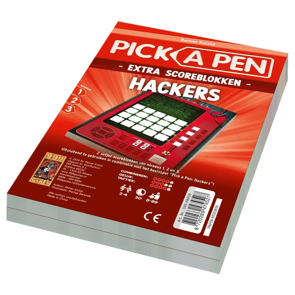 Pick a Pen Hackers Scoreblokken, 999 Games