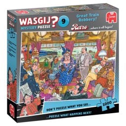 Wasgij Retro Mystery 9 - De Grote Treinroof! (1000), Jumbo