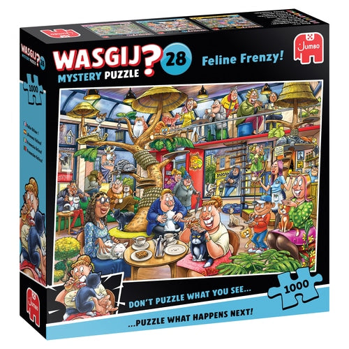 Wasgij Mystery 28 - Kat-en-Muisspel! (1000), Jumbo