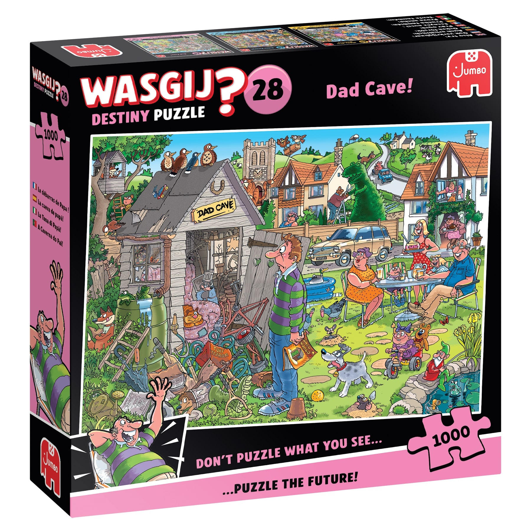 Wasgij Destiny 28 - Dad Cave (1000), Jumbo