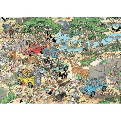 Safari & Storm 2 in 1 - Jan van Haasteren (2x1000), Jumbo