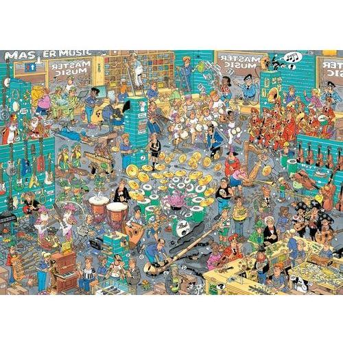 De Muziekwinkel en Vakantiekriebels - Jan van Haasteren (2x 1000), Jumbo