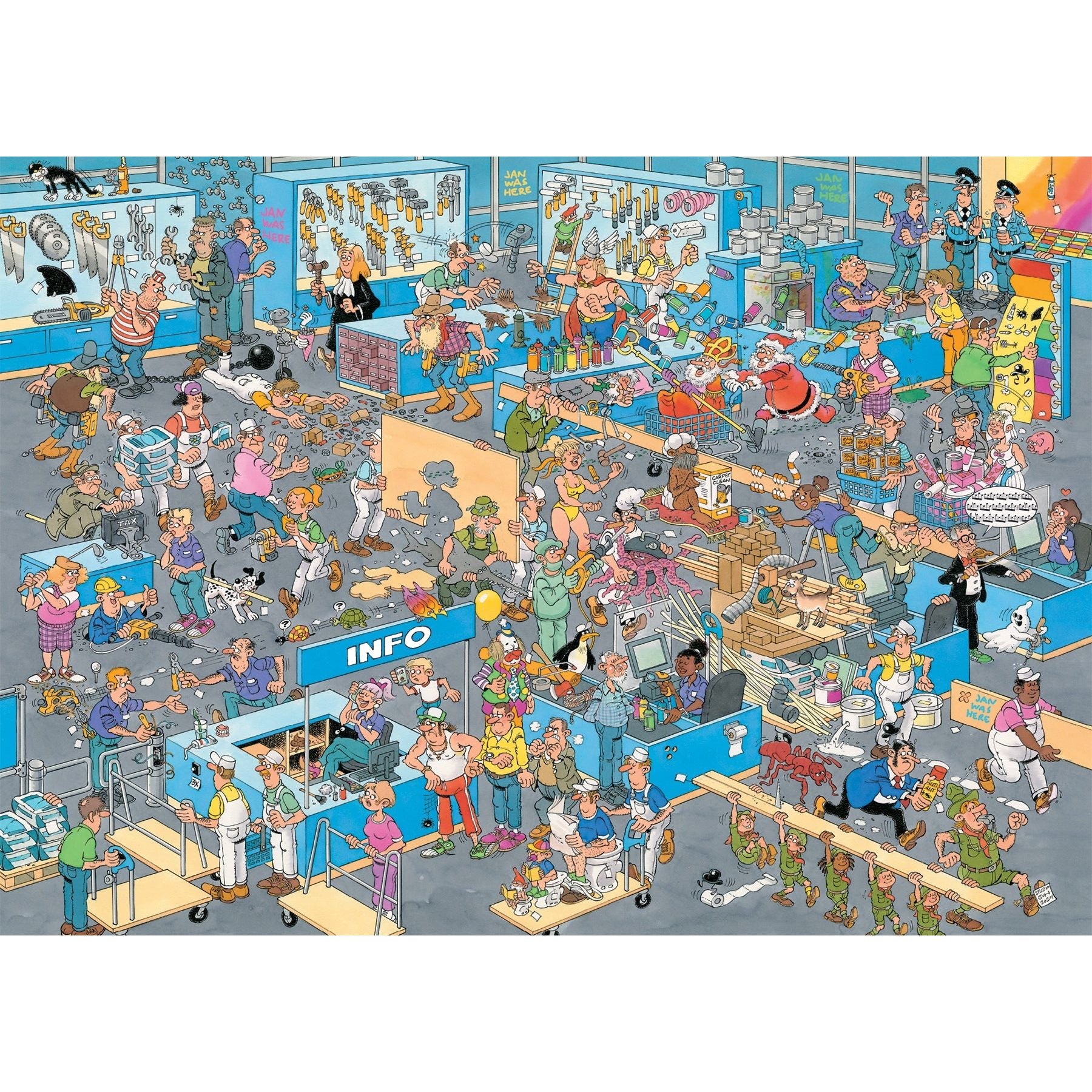 De Verbouwing & Doe-Het-Zelfwinkel - Jan van Haasteren (2x1000), Jumbo