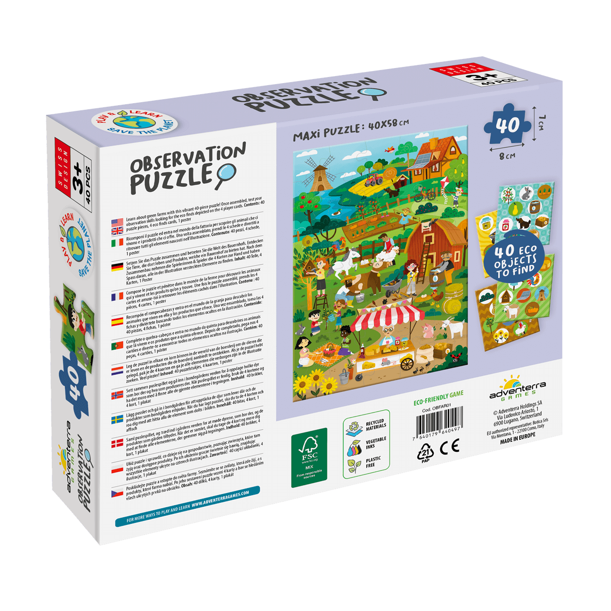 Observation Puzzle - Eco Farm, Adventerra Games