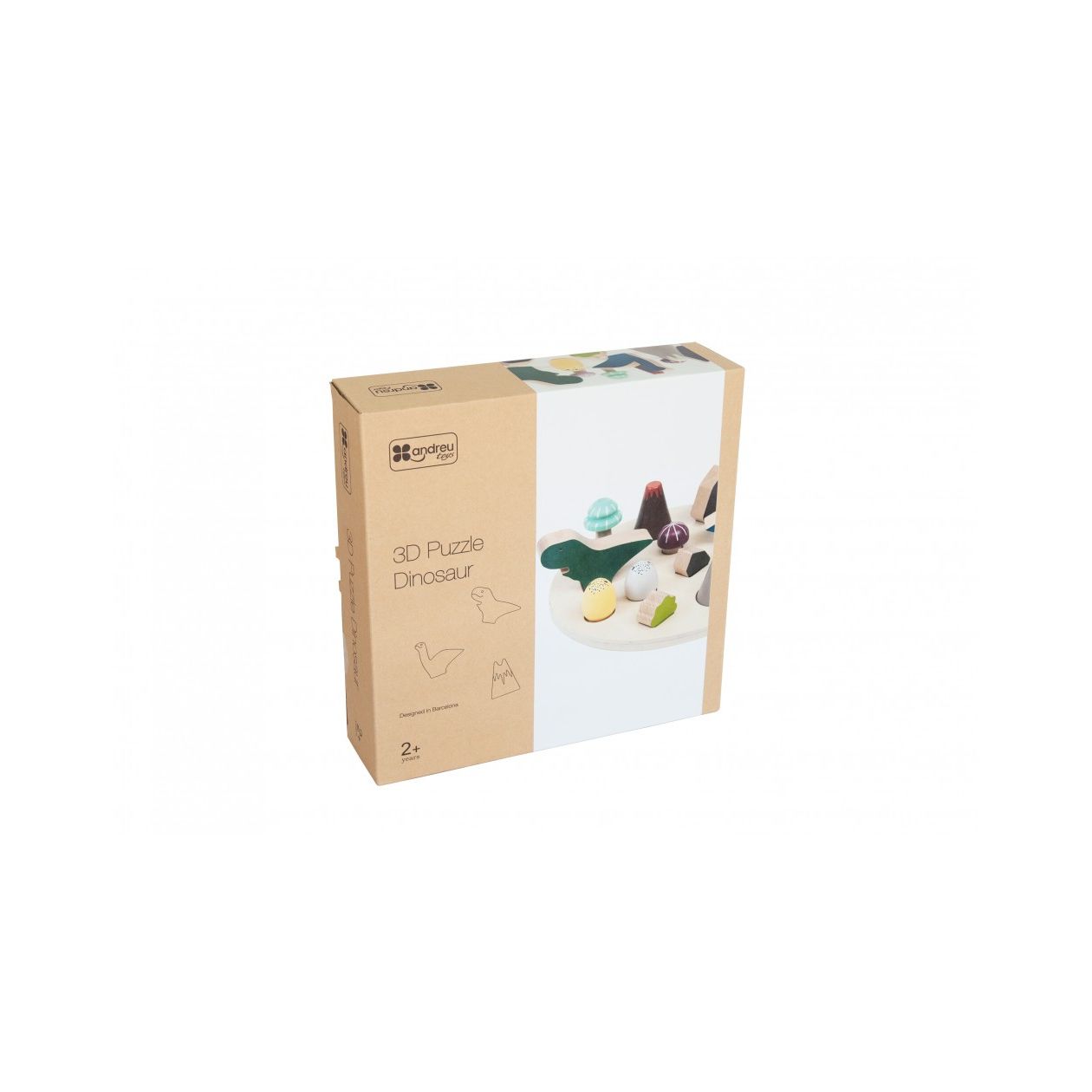 3D Puzzel Dinosaurus, Andreu Toys