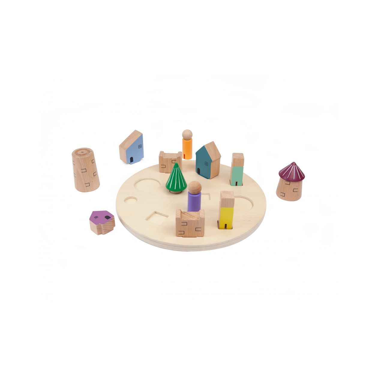 3D Puzzel Dorp, Andreu Toys