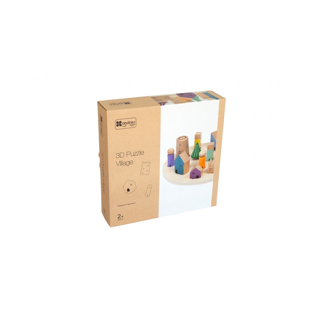 3D Puzzel Dorp, Andreu Toys