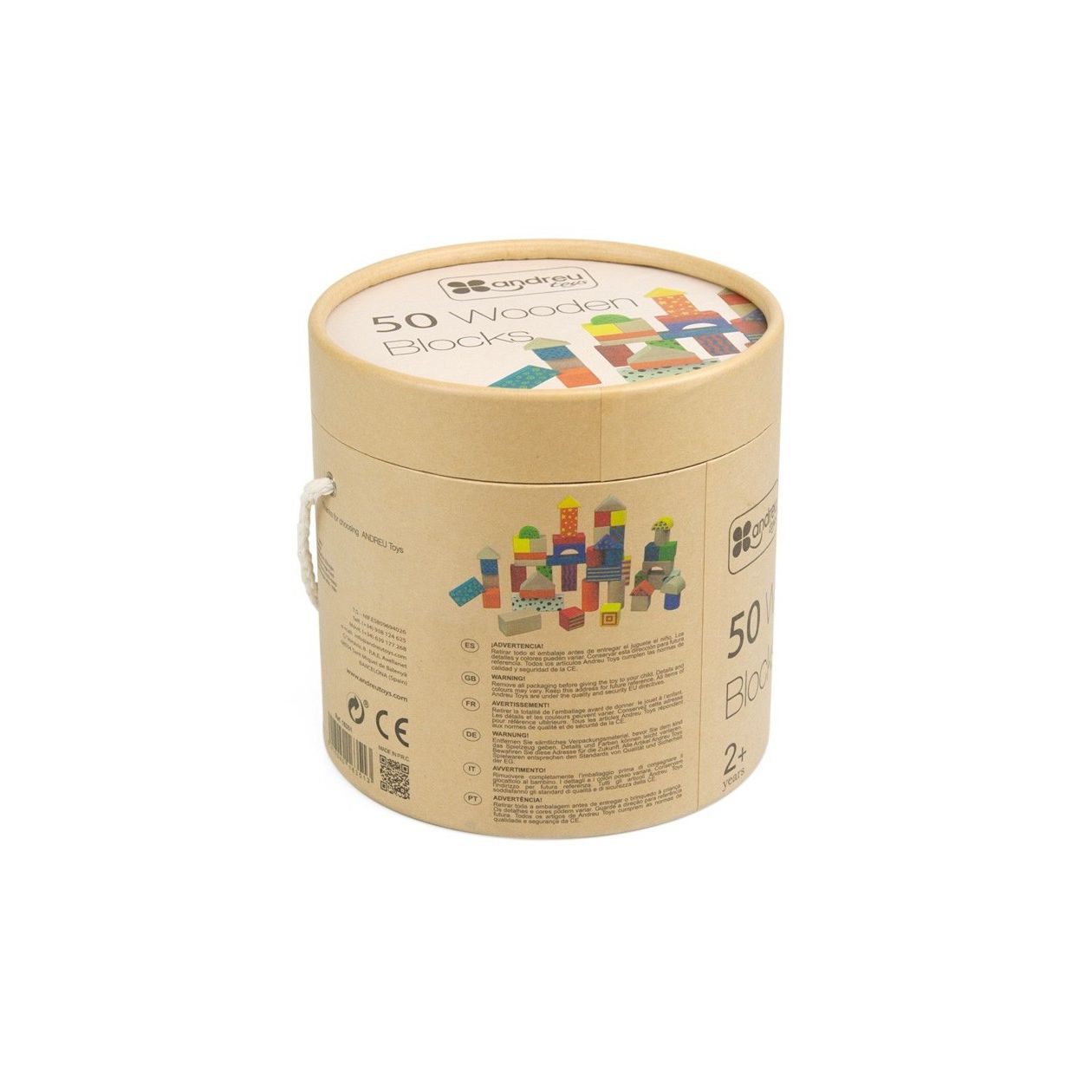 50 Houten Blokken, Andreu Toys