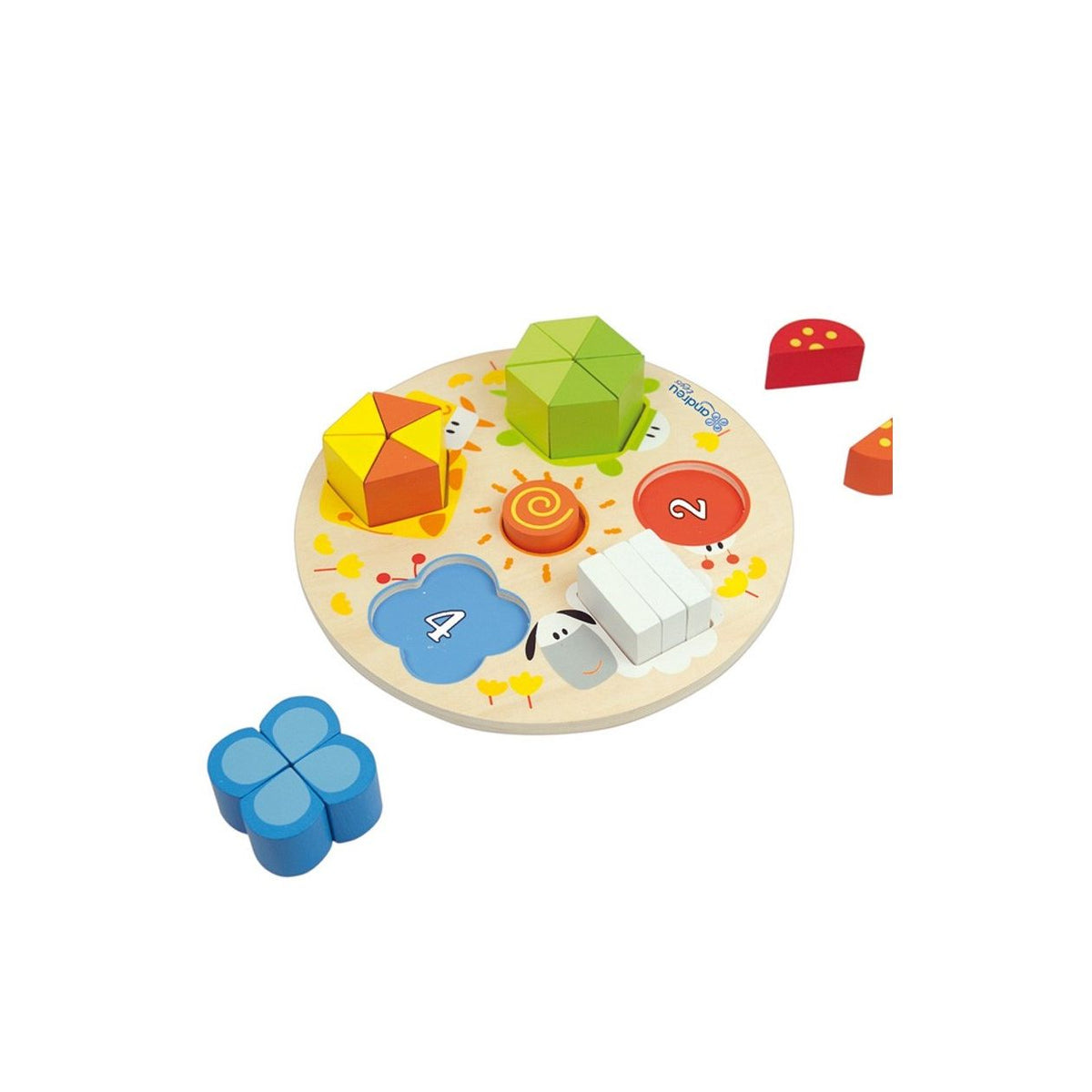 Dikke Cijfer Puzzel, Andreu Toys