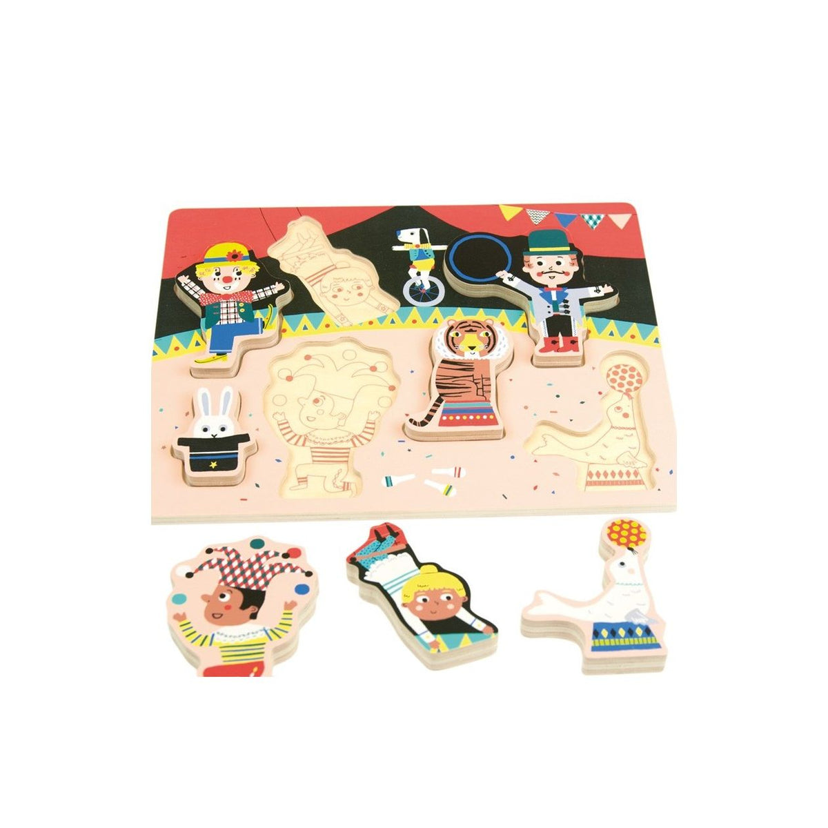 Dikke Puzzel - Circus, Andreu Toys