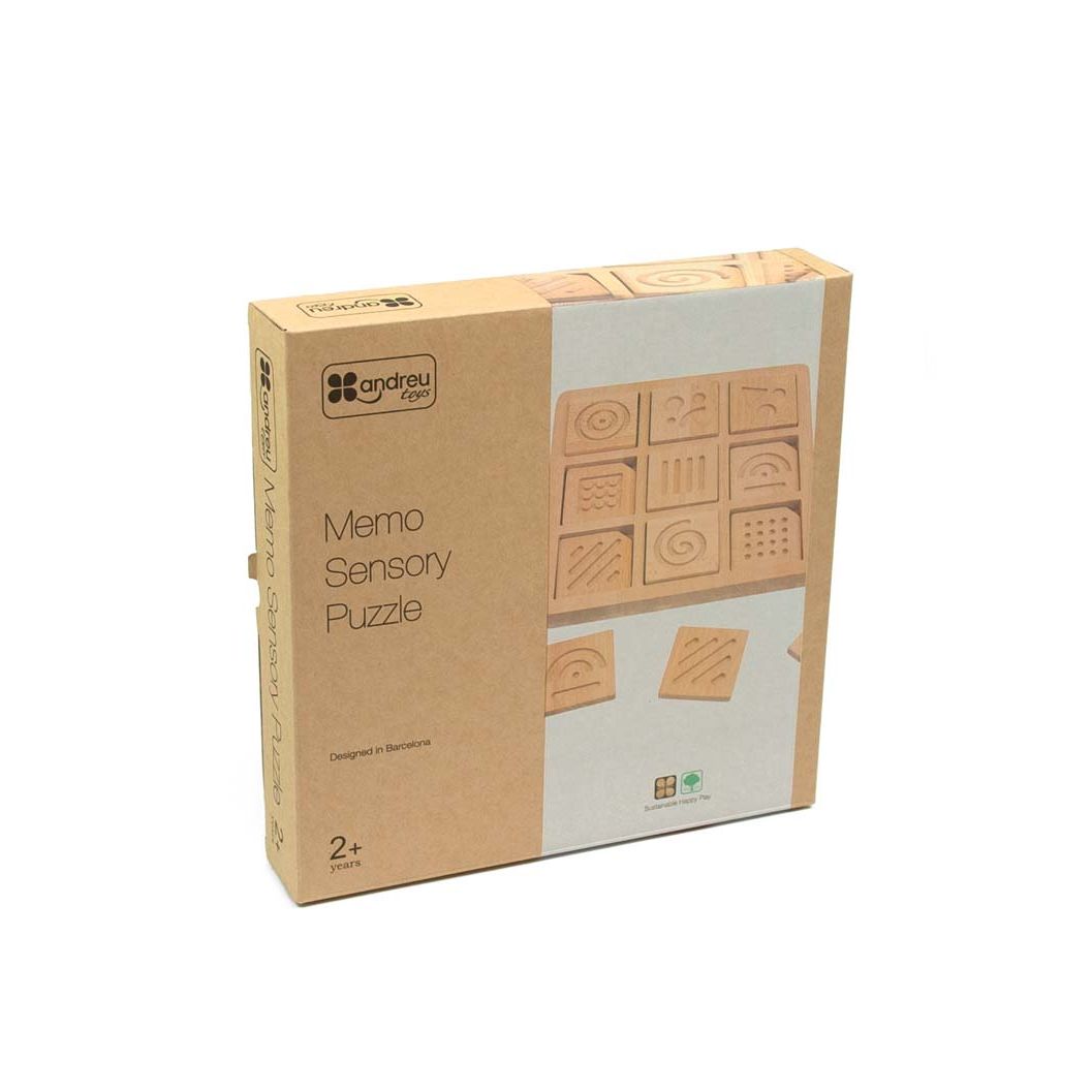 Memo sensorische puzzel, Andreu Toys