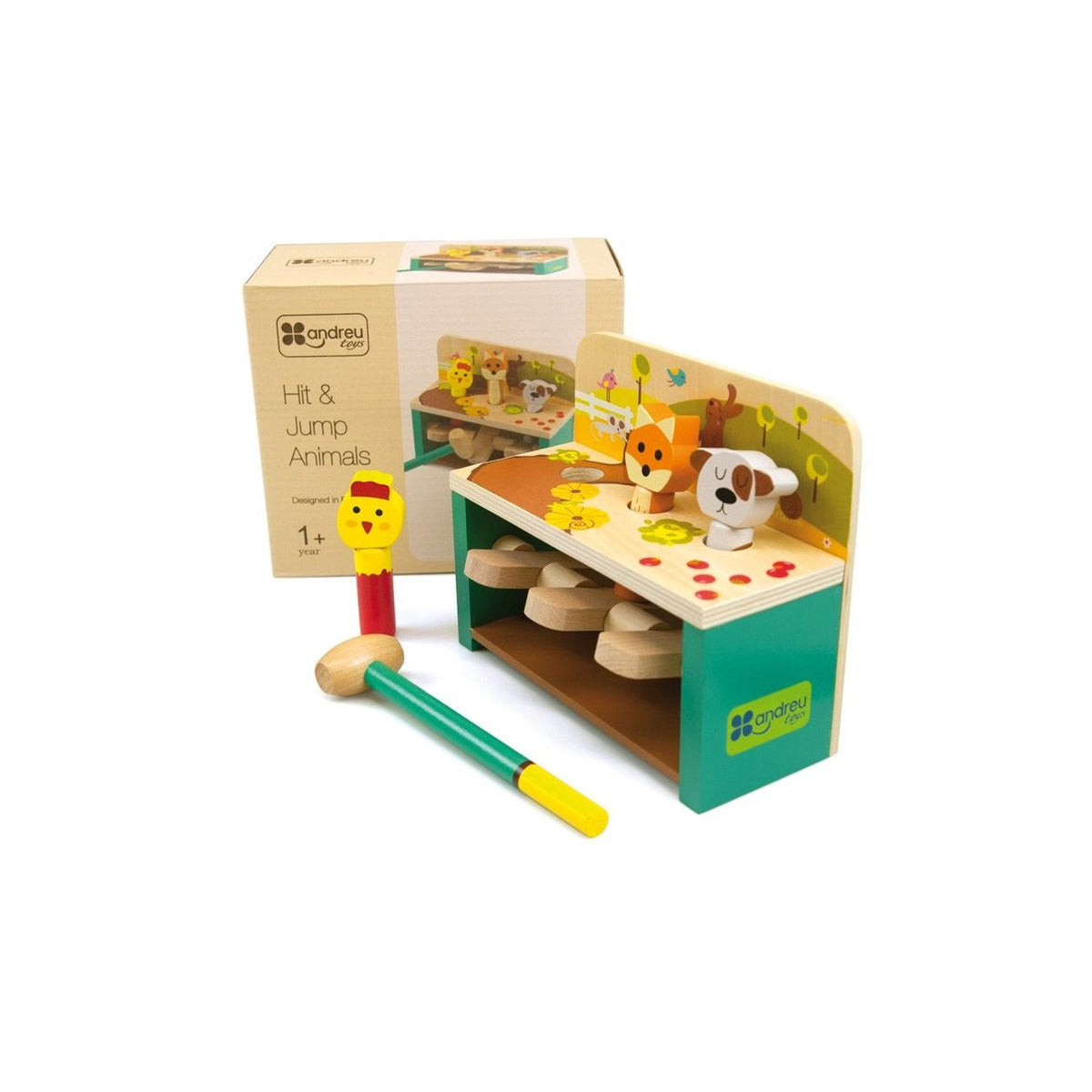 Raak & Spring - Dieren, Andreu Toys